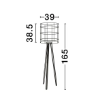 Lampa podłogowa TARMA LE44363 Luces Exclusivas - zdjęcie dodatkowe 2