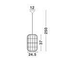 Lampa wisząca PALMAR LE42125 Luces Exclusivas - zdjęcie dodatkowe 3