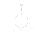 Lampa wisząca śr.60cm CUMULUS 9607 Nowodvorski - zdjęcie dodatkowe 3