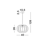 Lampa wisząca NOGALES LE42941 Luces Exclusivas - zdjęcie dodatkowe 4