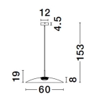 Lampa wisząca PECA LE44271 Luces Exclusivas - zdjęcie dodatkowe 2