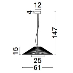 Lampa wisząca PENA LE44248 Luces Exclusivas - zdjęcie dodatkowe 3