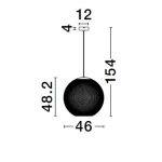 Lampa wisząca RITA LE44251 Luces Exclusivas - zdjęcie dodatkowe 3