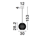 Lampa wisząca RITA LE44253 Luces Exclusivas - zdjęcie dodatkowe 2