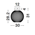 Plafon RITA LE44256 Luces Exclusivas - zdjęcie dodatkowe 2