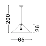 Lampa wisząca CHANCAY LE44599 Luces Exclusivas - zdjęcie dodatkowe 2