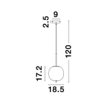 Lampa wisząca MARC LE42721 Luces Exclusivas - zdjęcie dodatkowe 7