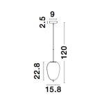 Lampa wisząca MARC LE42723 Luces Exclusivas - zdjęcie dodatkowe 6