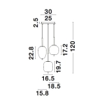 Lampa wisząca MARC LE42724 Luces Exclusivas - zdjęcie dodatkowe 7