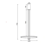 Lampa wisząca Mantra Nomada 8983MA - zdjęcie dodatkowe 1
