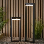 Kinkiecik.pl Lampa solarna stojąca DANNAH BOLLARD PHOTOCELL & PIR 96936 ENDON