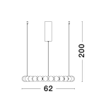 Lampa wisząca MOCA LE42748 Luces Exclusivas - zdjęcie dodatkowe 2
