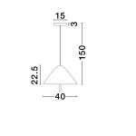 Lampa wisząca CARAPARI LE44814 Luces Exclusivas - zdjęcie dodatkowe 2