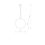 Lampa wisząca śr.45cm CUMULUS 9715 Nowodvorski - zdjęcie dodatkowe 4