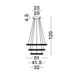 Lampa wisząca TEPIC LE42822 Luces Exclusivas - zdjęcie dodatkowe 5