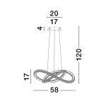 Lampa wisząca TEPIC LE42820 Luces Exclusivas - zdjęcie dodatkowe 6