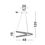 Lampa wisząca TEPIC LE42819 Luces Exclusivas - zdjęcie dodatkowe 5