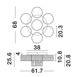 Plafon TUNAS LE42743 Luces Exclusivas - zdjęcie dodatkowe 6