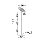 Lampa podłogowa FUNES LE44294 LUCES EXCLUSIVAS - zdjęcie dodatkowe 3