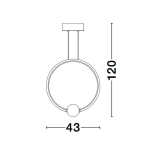 Lampa wisząca FRIA LE41394 Luces Exclusivas - zdjęcie dodatkowe 8