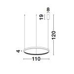 Lampa wisząca MORON LE41721 Luces Exclusivas - zdjęcie dodatkowe 3
