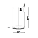 Lampa wisząca MORON LE41723 Luces Exclusivas - zdjęcie dodatkowe 4