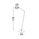 Lampa podłogowa ALMAY LE44609 Luces Exclusivas - zdjęcie dodatkowe 2