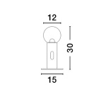 Lampa stołowa BARBARA LE44551 Luces Exclusivas - zdjęcie dodatkowe 2