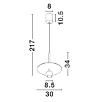Lampa wisząca BAILA LE44534 Luces Exclusivas - zdjęcie dodatkowe 2