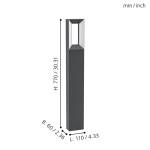 RIFORANO Lampa podłogowa 98728 EGLO