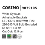 Oprawa podtynkowa GALLEGOS LE61543 Luces Exclusivas - zdjęcie dodatkowe 2