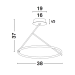 Lampa wisząca CINCO LE41605 Luces Exclusivas - zdjęcie dodatkowe 2