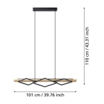 BOYAL Lampa wisząca 901927 EGLO