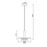 Lampa wisząca Mantra Tina 9001MA - zdjęcie dodatkowe 1