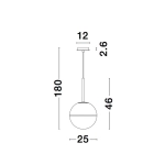 Lampa wisząca PEREZ LE41746 Luces Exclusivas - zdjęcie dodatkowe 3