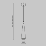 Lampa wisząca Nevill P318-PL-01-W Maytoni - zdjęcie dodatkowe 3