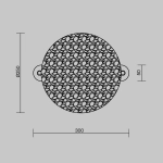 Lampa ścienna (kinkiet) Mangata MOD387WL-L8CH3K Maytoni - zdjęcie dodatkowe 7