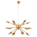 Lampa wisząca 18pł THEO AD20000-18 gold Italux - zdjęcie 3