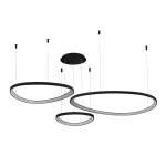Lampa wisząca AMANDA 42+62+82 CCT SWITCH 3-STEP DIMM AZ5774 LED 170W 3000-6000K czarny AZZARDO