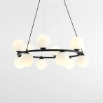 LAMPA WISZĄCA KRONE 12 CZARNY 1085R1 ALDEX - zdjęcie dodatkowe 3