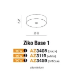 Baza sufitowa ZIKO AZ3119 AZZARDO