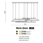 Lampa wisząca Merlo DIMM AZ3185 AZZARDO