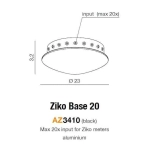 Baza sufitowa Ziko 20 AZ3410 AZZARDO