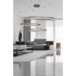 HALO PENDANT 100+80+60 CCT BK + REMOTE CONTROL AZ4975 AZZARDO