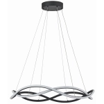 Amira - lampa wisząca LED czarny mat 343601-30 REALITY