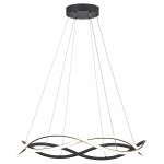 Amira - lampa wisząca LED czarny mat 343601-30 REALITY