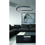 Ancor - lampa wisząca LED czarny mat. 1x30W 341701-30 REALITY