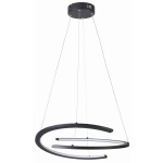 Ancor - lampa wisząca LED czarny mat. 1x30W 341701-30 REALITY