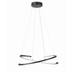 Ancor - lampa wisząca LED czarny mat. 1x30W 341701-30 REALITY