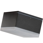 Apulia S (dark grey) LED 10W 800lm 3000K IP54 METAL ACRYL AZ4338 AZZARDO